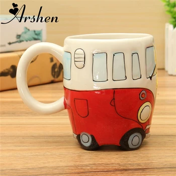 Arshen Originality Ceramic Cups Hand Painting Retro Double Decker Bus Mug Cute Coffee Milk Tea Cups Water Bottle Drinkware Gift 
Arshen Originality Ceramic Cups Hand Painting Retro Double Decker Bus Mug Cute Coffee Milk Tea Cups Water Bottle Drinkware Gift
