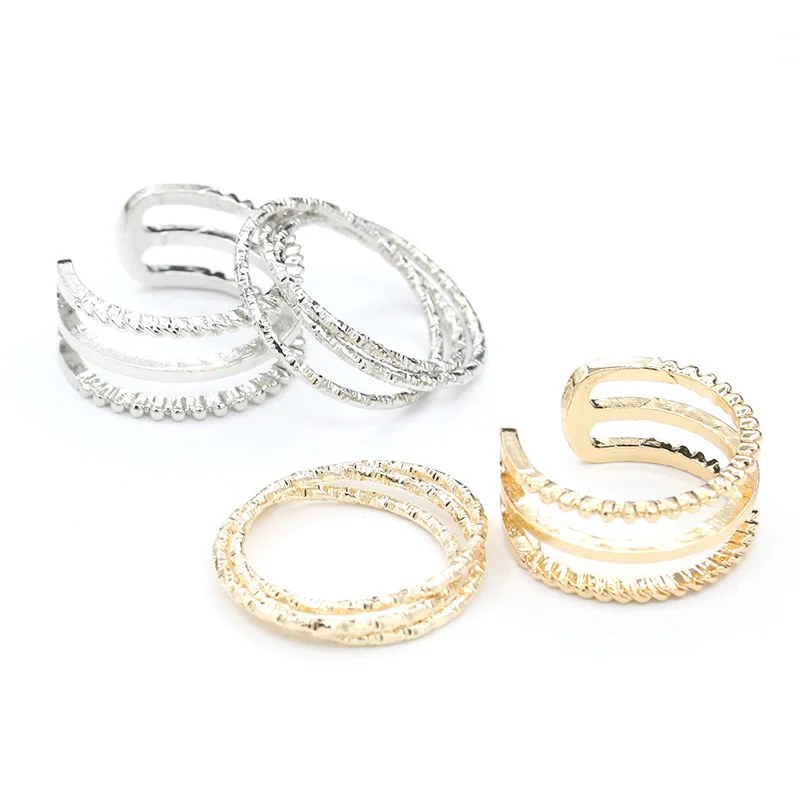 2 pieces/set Multilayer Rings Gold Silver Scrub Hollow Midi Knuckle Mid Finger Ring Set Open Adjustable Women Jewelry
2 pieces/set Multilayer Rings Gold Silver Scrub Hollow Midi Knuckle Mid Finger Ring Set Open Adjustable Women Jewelry