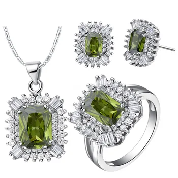 925 NEW suit made high-grade fashion crystal suit suit for women sterling--jewelry brinco weddingCZ Luxury Ms. girl Wedding
925 NEW suit made high-grade fashion crystal suit suit for women sterling--jewelry brinco weddingCZ Luxury Ms. girl Wedding