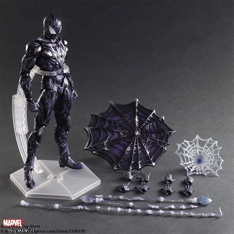ZXZ Marvel Avengers Black Spider Man 26.5cm Action Figure Posture Model Anime Decoration Collection Figurine Toy model gift
ZXZ Marvel Avengers Black Spider Man 26.5cm Action Figure Posture Model Anime Decoration Collection Figurine Toy model gift