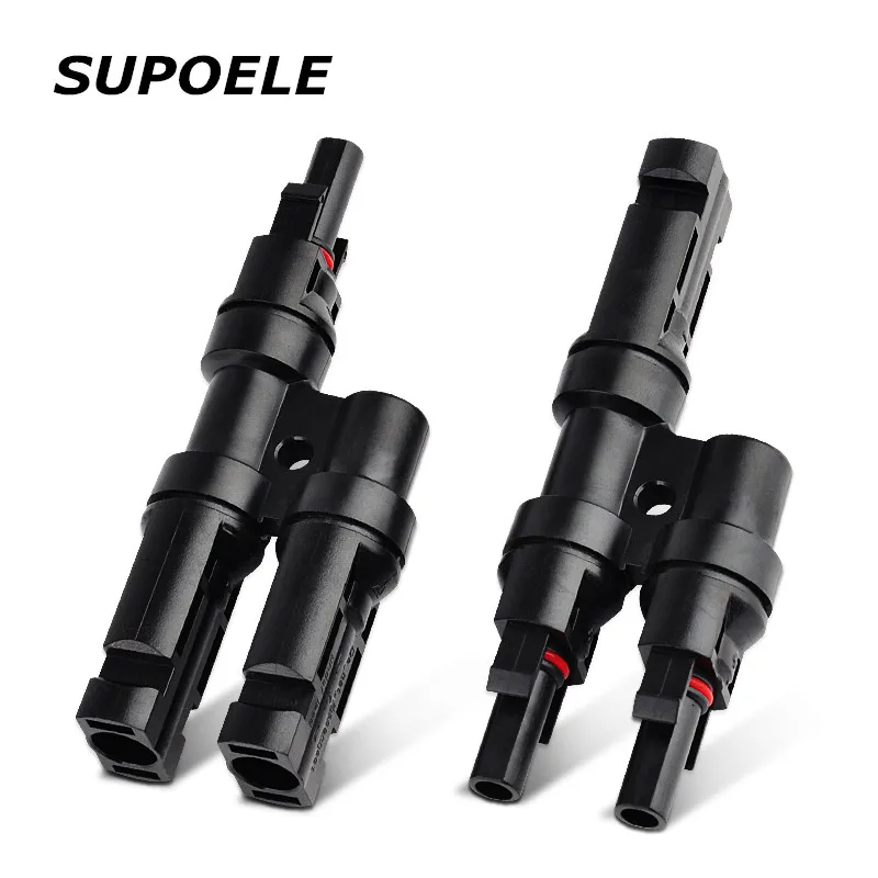 1Pair x Multi T Branch MC4 Connector for solar panel parallel connection branch two pv module panel connect solar system
1Pair x Multi T Branch MC4 Connector for solar panel parallel connection branch two pv module panel connect solar system