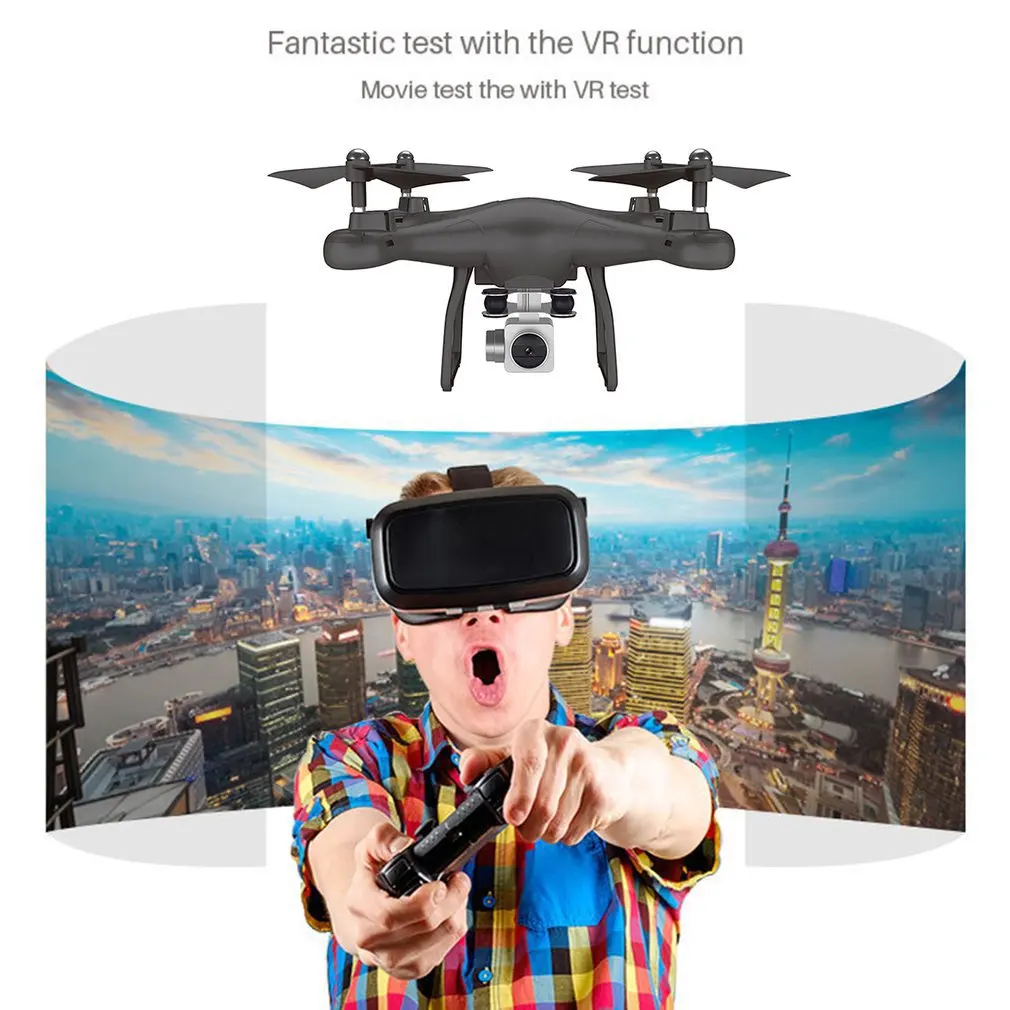 

S10 2.4Ghz Quadcopter 0.3MP Camera WIFI FPV Headless Mode One Key Return Altitude Hold RC Drone Remote Control Airplane Toys