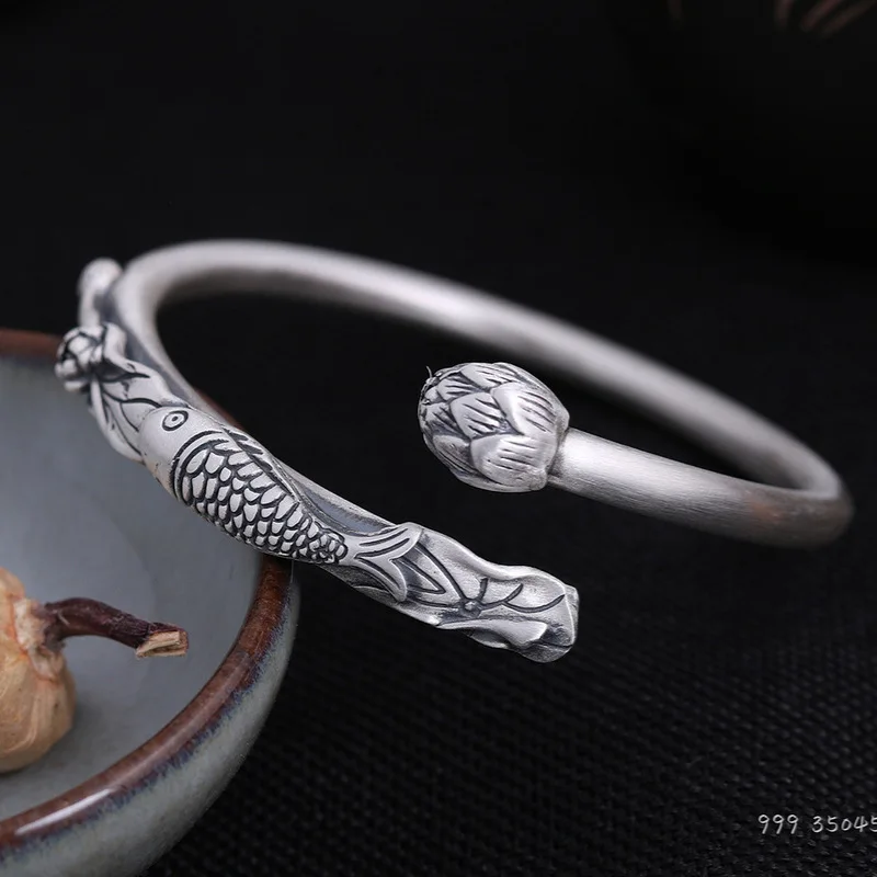 2019 The Fan For Years More Bracelet 999 National Wind Restoring Ancient Ways Open Adjustable Design Lotus Yukuan Bracelets
2019 The Fan For Years More Bracelet 999 National Wind Restoring Ancient Ways Open Adjustable Design Lotus Yukuan Bracelets