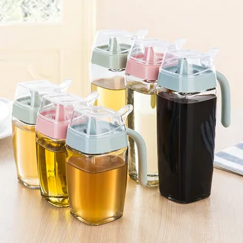 Reinforced Glass Olive Oil Bottle Premium 550ml Vinegar Container Kitchen Soy Sauce Bottle Fashion Glass Vinegar Storage Bottle
Reinforced Glass Olive Oil Bottle Premium 550ml Vinegar Container Kitchen Soy Sauce Bottle Fashion Glass Vinegar Storage Bottle