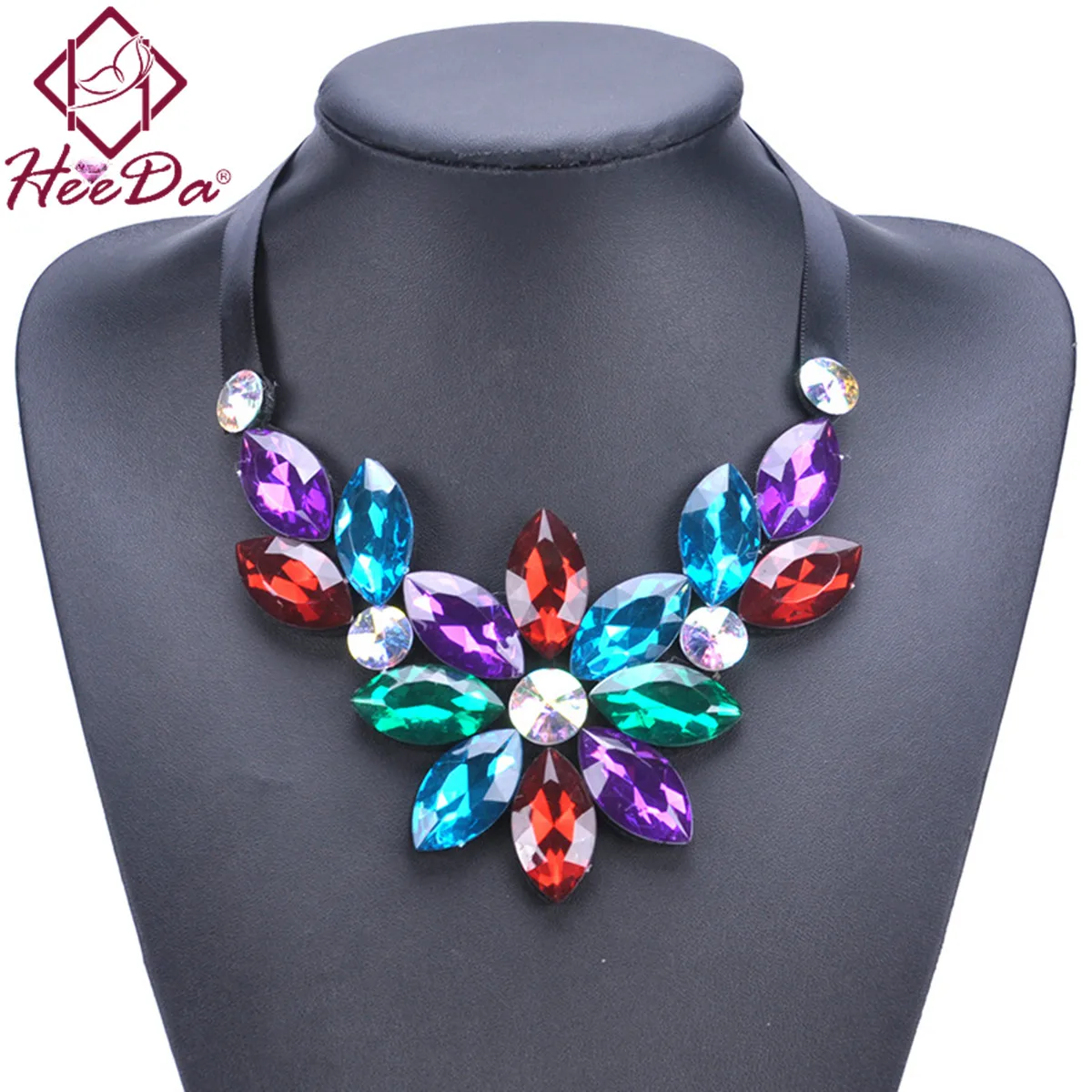 Hot Selling Fashion Boho Women Necklace Silk Ribbon Colorful Acrylic Pendant Kolye Graceful Joker Contracted Bijoux
Hot Selling Fashion Boho Women Necklace Silk Ribbon Colorful Acrylic Pendant Kolye Graceful Joker Contracted Bijoux