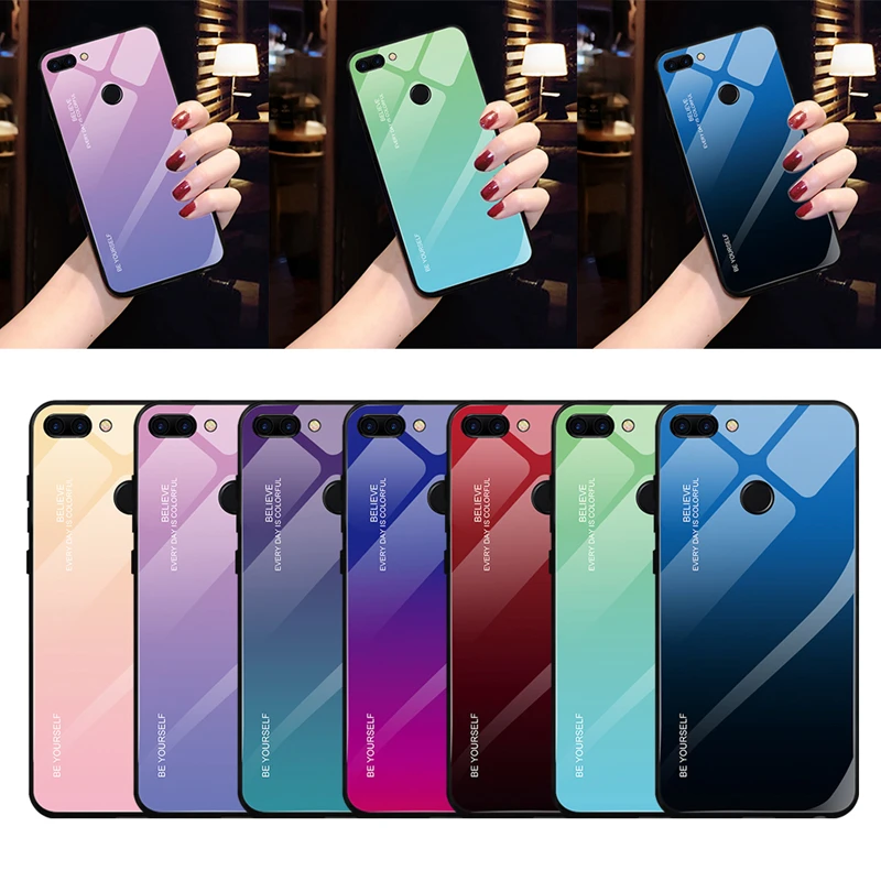 Gradient Tempered Glass Case For Huawei Honor 7A 7C Pro 7A Pro Case Protective Back Cover For Huawei Honor 7C 7A Pro Phone Cases
Gradient Tempered Glass Case For Huawei Honor 7A 7C Pro 7A Pro Case Protective Back Cover For Huawei Honor 7C 7A Pro Phone Cases