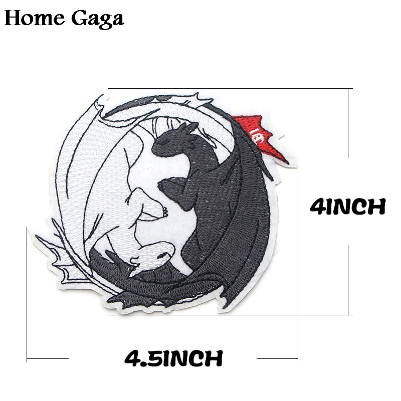 Homegaga How to train your dragon toothless light fury DIY embroideried patches sew iron on clothes backpack sticker badge D1723
Homegaga How to train your dragon toothless light fury DIY embroideried patches sew iron on clothes backpack sticker badge D1723