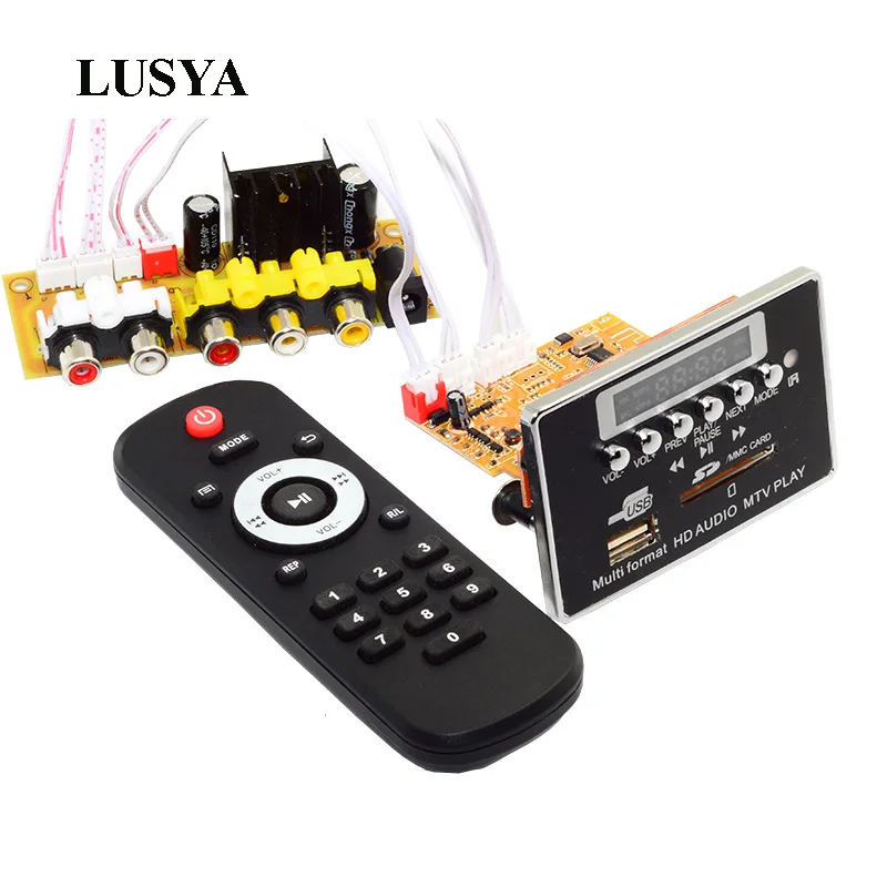 Lusya MP3/MP4/MP5 Bluetooth Audio Board Player DTS Lossless MTV HD Video Player Decode Board MP3 Decoder APE Player B8-003
Lusya MP3/MP4/MP5 Bluetooth Audio Board Player DTS Lossless MTV HD Video Player Decode Board MP3 Decoder APE Player B8-003