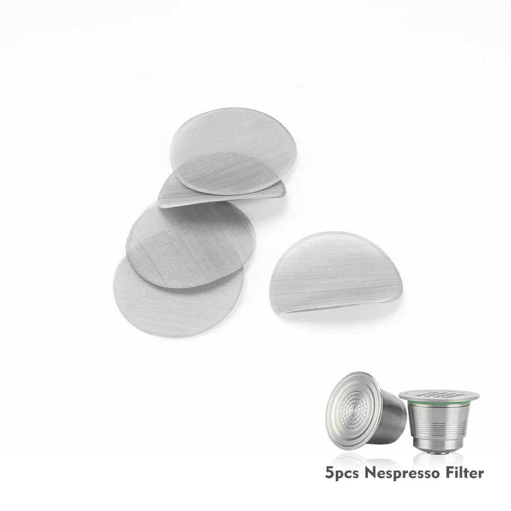 5pcs Nespresso Thin Filters More Mesh Better Filtering Fit For Stainless Steel Reusble Nespresso Coffee Capsules
5pcs Nespresso Thin Filters More Mesh Better Filtering Fit For Stainless Steel Reusble Nespresso Coffee Capsules