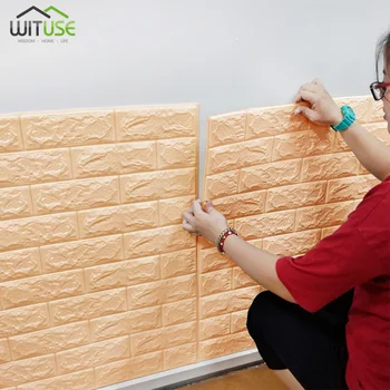 Self adhesive Waterproof TV Background Brick Wallpapers 3D Wall Sticker Living Room Wallpaper Mural Bedroom home decor
Self adhesive Waterproof TV Background Brick Wallpapers 3D Wall Sticker Living Room Wallpaper Mural Bedroom home decor