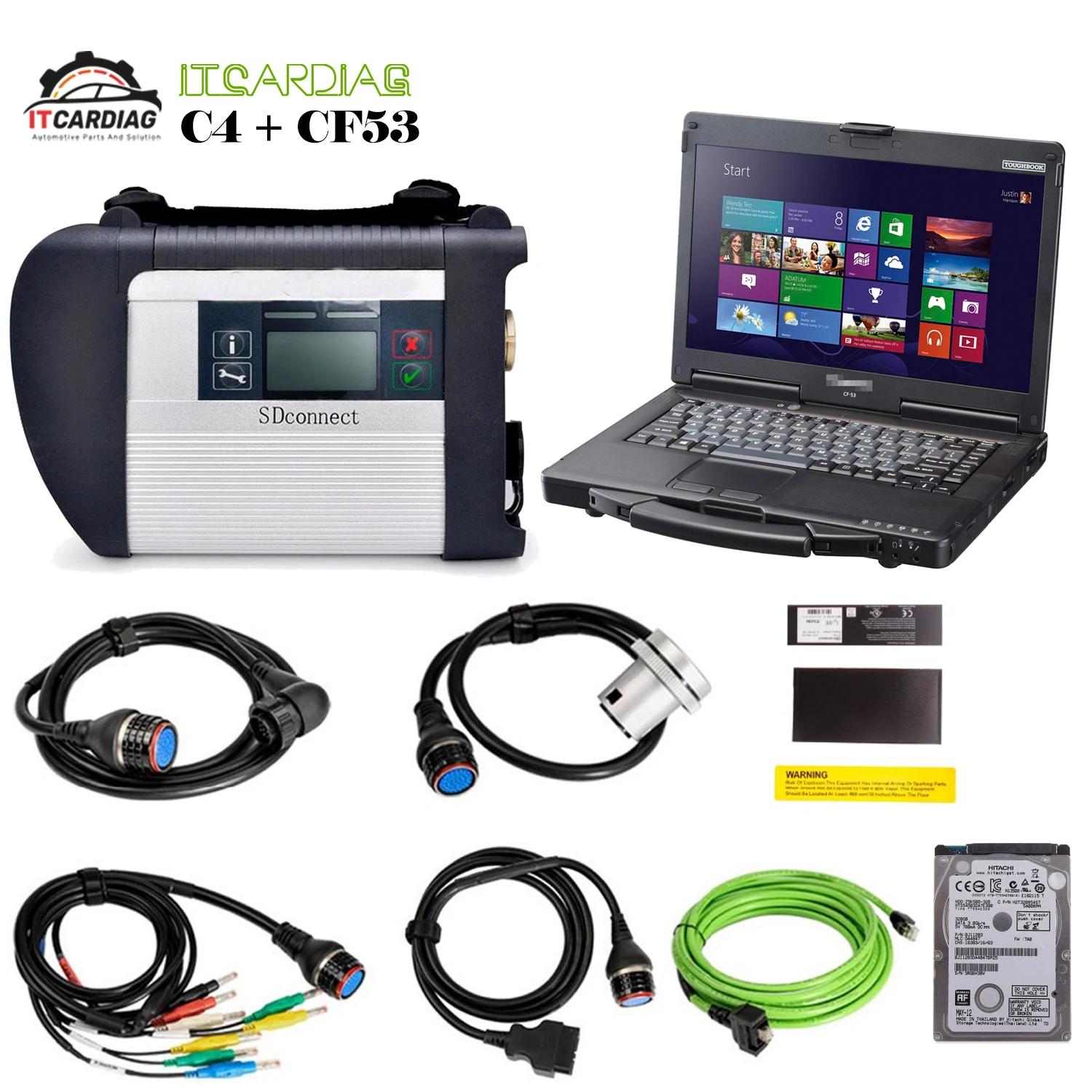 Full Chip V2019.09 software HDD MB STAR C4 MB SD Connect Compact 4 Diagnostic Tool WIFI Function With Laptop CF53 14 Inch LED
Full Chip V2019.09 software HDD MB STAR C4 MB SD Connect Compact 4 Diagnostic Tool WIFI Function With Laptop CF53 14 Inch LED