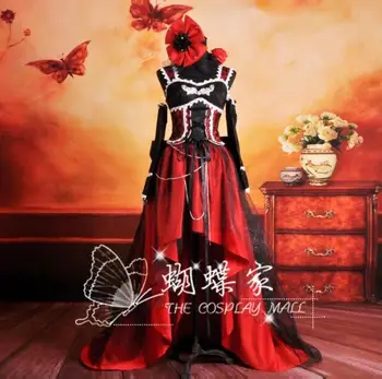 2018 new fashion Elegant red and black lolita Gothic noble girls woman long dress Halloween Christmas costume marry dress
2018 new fashion Elegant red and black lolita Gothic noble girls woman long dress Halloween Christmas costume marry dress