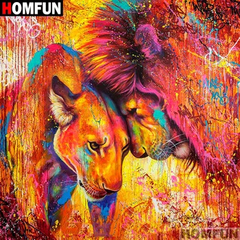 HOMFUN Full Square/Round Drill 5D DIY Diamond Painting "Animal lion" 3D Embroidery Cross Stitch 5D Home Decor A07247
HOMFUN Full Square/Round Drill 5D DIY Diamond Painting "Animal lion" 3D Embroidery Cross Stitch 5D Home Decor A07247