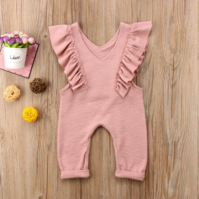 Summer Kids Baby Girl Cotton Knitted Pleated Ruffles Sleeveless Romper Princess Sunsuit Overalls Jumpsuit Long Trousers Clothes
Summer Kids Baby Girl Cotton Knitted Pleated Ruffles Sleeveless Romper Princess Sunsuit Overalls Jumpsuit Long Trousers Clothes