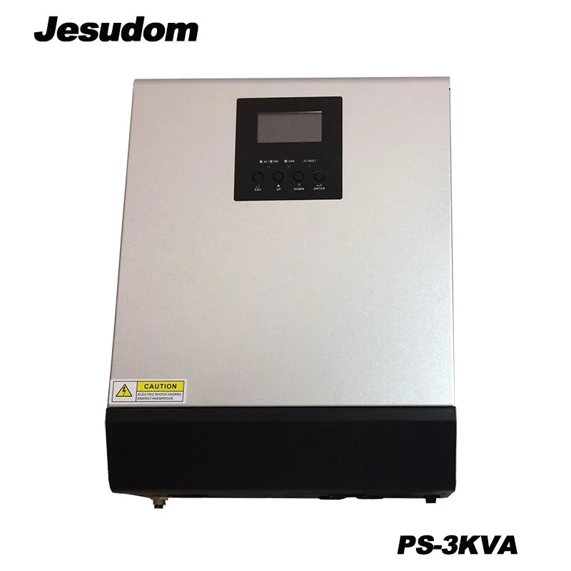 3000VA 2400W Pure Sine Wave Inverter Hybrid Inverter 24VDC Input 220VAC Output with 24V50A PWM Solar Charger Controller
3000VA 2400W Pure Sine Wave Inverter Hybrid Inverter 24VDC Input 220VAC Output with 24V50A PWM Solar Charger Controller