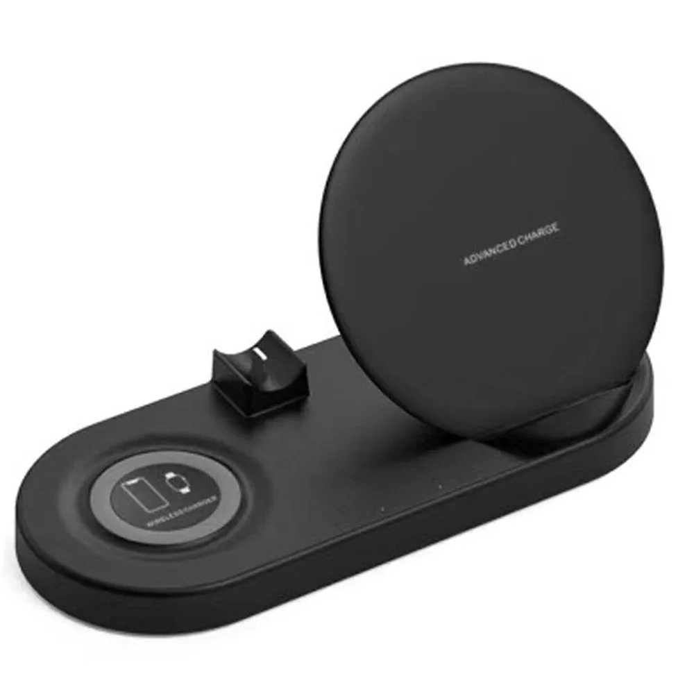 

iToncs Fast Wireless Charger Dock Station For iwatch Apple Watch 4 3 2 Airpods iPhone X XS Max XR 8 Plus QI Fast Charge Docking