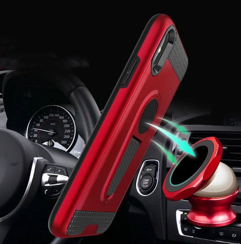 Wang PC+TPU Armor Case with with Kickstand Car Magnetic Absorption Function for LG V30 V30 PLUS V30S X210 K10 2018 X415 X4 PLUS
Wang PC+TPU Armor Case with with Kickstand Car Magnetic Absorption Function for LG V30 V30 PLUS V30S X210 K10 2018 X415 X4 PLUS