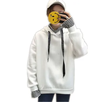 Autumn Winter Fake Two Pieces Women Hoodies 2018Fashion Loose Fleece Women Hoodies Warm Outerwear Tops Casual HoodiesCQ2793
Autumn Winter Fake Two Pieces Women Hoodies 2018Fashion Loose Fleece Women Hoodies Warm Outerwear Tops Casual HoodiesCQ2793
