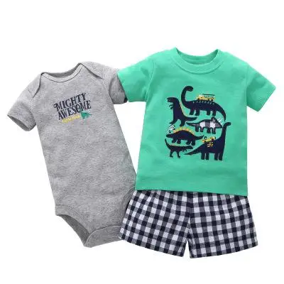 3pieces 100% Cotton Baby Boys Clothes Sets Floral Newborn Baby Short Sleeve Summer Clothes Cartoon Fashion Clothing Sets
3pieces 100% Cotton Baby Boys Clothes Sets Floral Newborn Baby Short Sleeve Summer Clothes Cartoon Fashion Clothing Sets