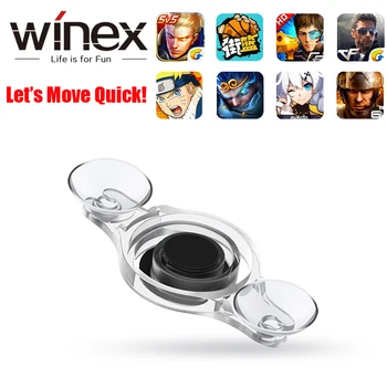 Winex Round Game Joystick Mobile Phone Rocker For Iphone Android Tablet Button Controller For PUBG Suction
Winex Round Game Joystick Mobile Phone Rocker For Iphone Android Tablet Button Controller For PUBG Suction