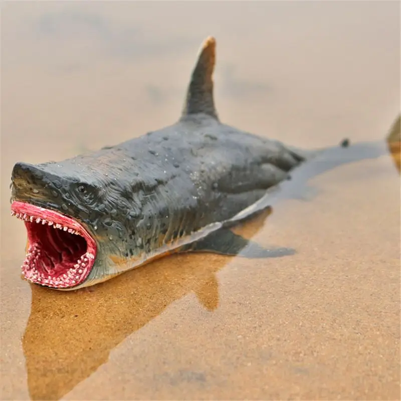 Морская жизнь Megalodon модель фигурка ПВХ океанские животные обучающая игрушка для