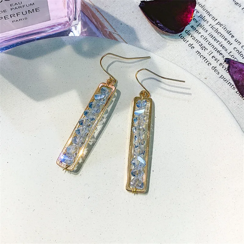 FYUAN Fashion Geometric Rectangle Drop Earrings for Women Bijoux Irregular Crystal Dangle Earrings Party Jewelry
FYUAN Fashion Geometric Rectangle Drop Earrings for Women Bijoux Irregular Crystal Dangle Earrings Party Jewelry
