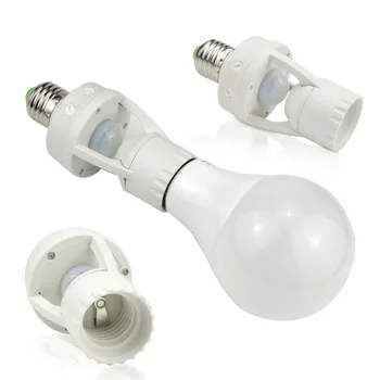 Socket Motion Sensor Lamp Holder Light Control Infrared Lamp Base Fitting E27 Lampholder For LED Light Bulb Ampoule#292057
Socket Motion Sensor Lamp Holder Light Control Infrared Lamp Base Fitting E27 Lampholder For LED Light Bulb Ampoule#292057