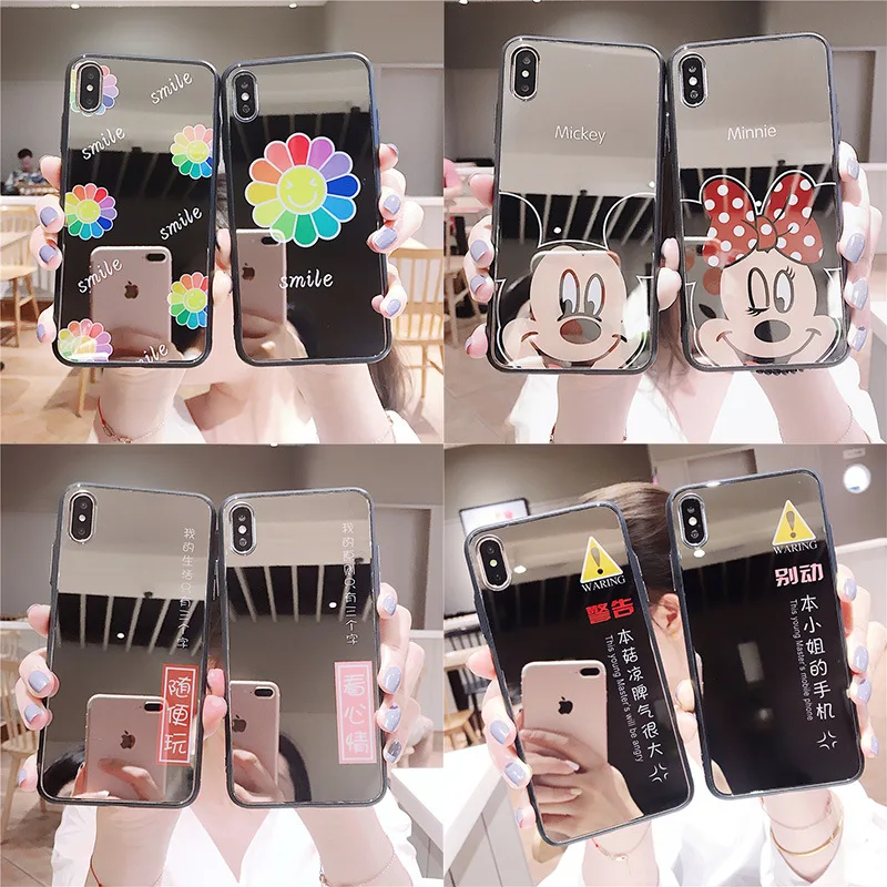 Mickey Mouse Heronsbill Cute Pattern Mirror Phone Cases for IPhone 6 6S 7 8 Plus X Xs Max Xr Tempered Glass Back Cover Protector
Mickey Mouse Heronsbill Cute Pattern Mirror Phone Cases for IPhone 6 6S 7 8 Plus X Xs Max Xr Tempered Glass Back Cover Protector