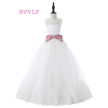 Ivory Flower Girl Dresses For Weddings Ball Gown Cap Sleeves Bow Tulle Lace First Communion Dresses For Little Girls
Ivory Flower Girl Dresses For Weddings Ball Gown Cap Sleeves Bow Tulle Lace First Communion Dresses For Little Girls