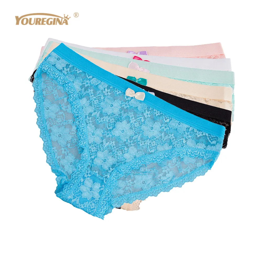 YOUREGINA Sexy Underwear Women Transparent Lace Panties Sexy Briefs Knickers See Through Panty For Ladies Culotte Femme 6pcs/lot
YOUREGINA Sexy Underwear Women Transparent Lace Panties Sexy Briefs Knickers See Through Panty For Ladies Culotte Femme 6pcs/lot