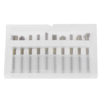 10Pcs Titanium Router Wood Milling Cutter Bits Fits Rotary Tool Set 1/8" Shank
10Pcs Titanium Router Wood Milling Cutter Bits Fits Rotary Tool Set 1/8" Shank