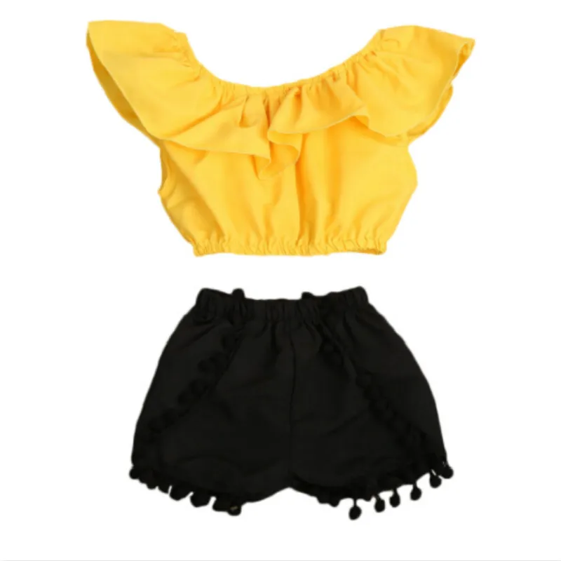 2017 New Cute Kids Baby Girl Summer Off Shoulder Top Tank+Short 2PCS Outfit Clothes Set Size 2-7T
2017 New Cute Kids Baby Girl Summer Off Shoulder Top Tank+Short 2PCS Outfit Clothes Set Size 2-7T
