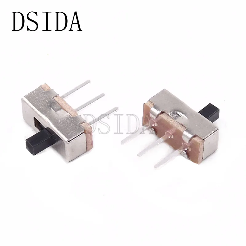 20Pcs Interruptor on-off mini Slide Switch SS12D00 3pin 1P2T 2 Position High quality toggle switch Handle length:3MM/4MM/5MM
20Pcs Interruptor on-off mini Slide Switch SS12D00 3pin 1P2T 2 Position High quality toggle switch Handle length:3MM/4MM/5MM
