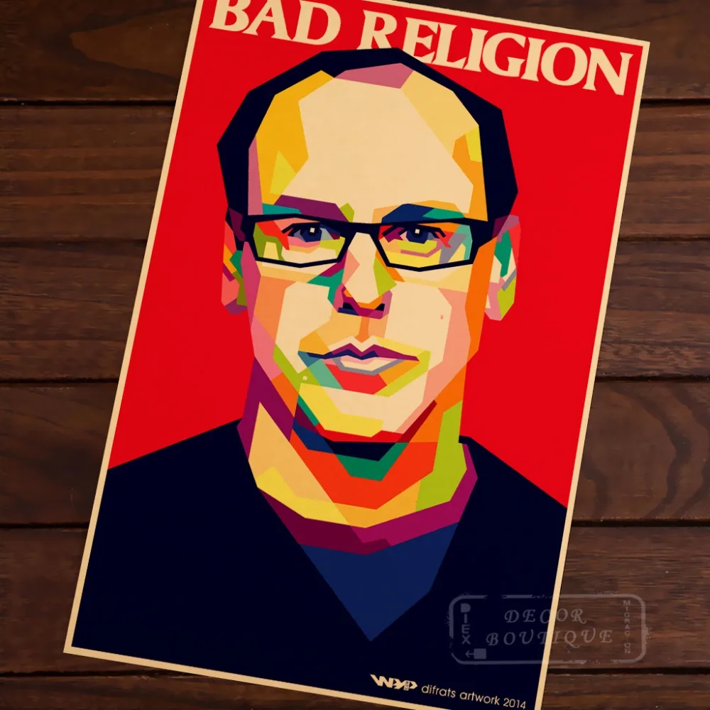 Bad Religion Pop Art Room Frame Vintage Kraft Decorative Poster DIY Wall Canvas Painting Sticker Delicate Home Bar Decor Gift
Bad Religion Pop Art Room Frame Vintage Kraft Decorative Poster DIY Wall Canvas Painting Sticker Delicate Home Bar Decor Gift