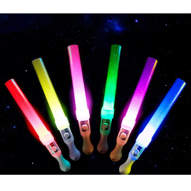 30units/lot 2017 New Colorful Changing Led Beauty Stick Well Quality Glow Flashing Length Cheering Concert Party Decoration | Дом и сад