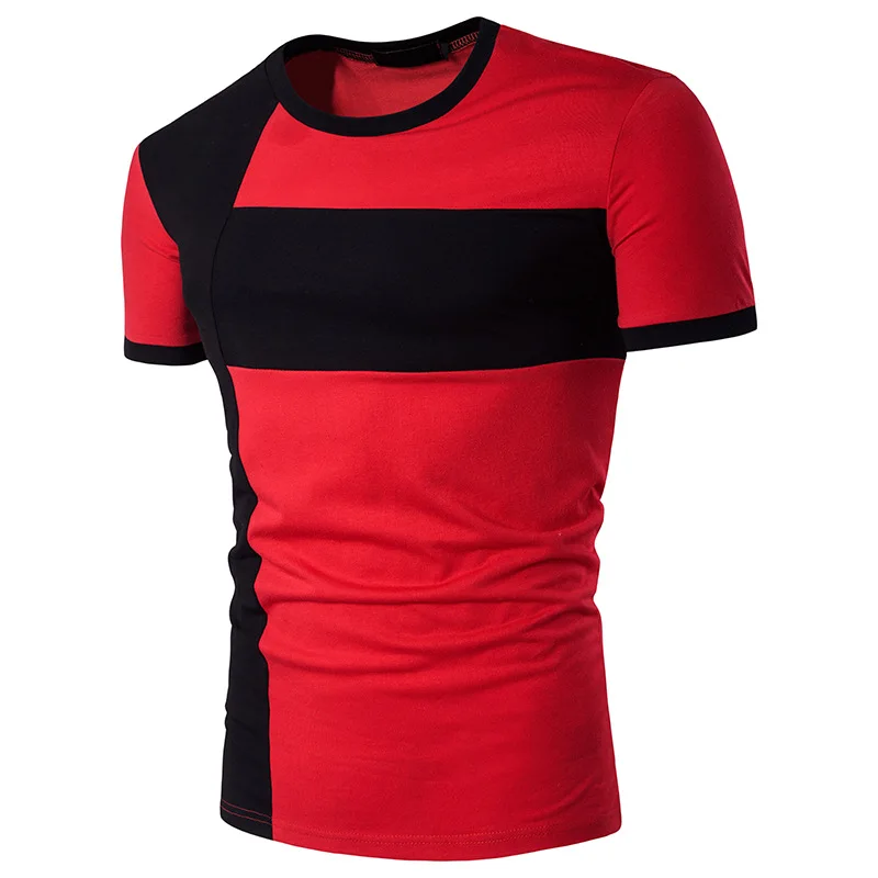 2019 New Patchwork Funny T Shirts Cotton Round Neck Short Sleeve T Shirt Men Large Size 3 Colors T-shirt men Casual Men T Shirts
2019 New Patchwork Funny T Shirts Cotton Round Neck Short Sleeve T Shirt Men Large Size 3 Colors T-shirt men Casual Men T Shirts