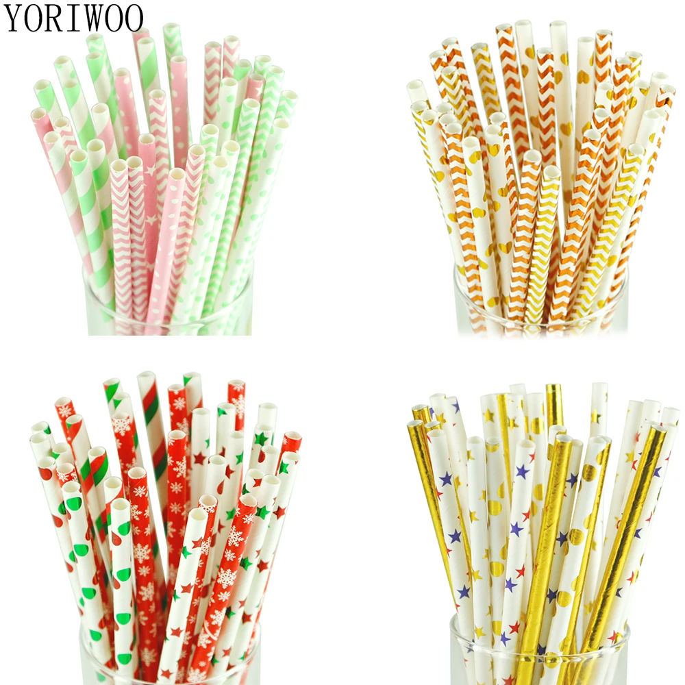 YORIWOO 25pcs Paper Drinking Straws Striped Paper Straw Birthday Disposable Party Tableware Wedding Baby Shower Boy Girl Favors
YORIWOO 25pcs Paper Drinking Straws Striped Paper Straw Birthday Disposable Party Tableware Wedding Baby Shower Boy Girl Favors