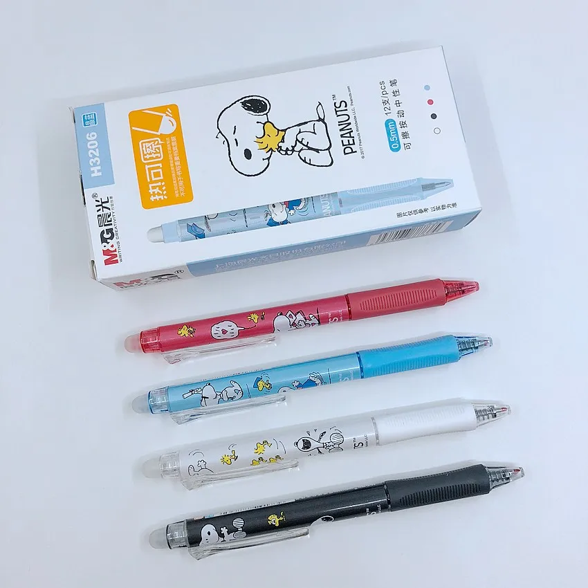 (4 Pieces/Lot) M&G Cute Cartoon Magic Erasable Pens For School Kids Kawaii Snoopy Gel Pen 0.5mm Rod Blue Ink Color Gifts H3206
(4 Pieces/Lot) M&G Cute Cartoon Magic Erasable Pens For School Kids Kawaii Snoopy Gel Pen 0.5mm Rod Blue Ink Color Gifts H3206