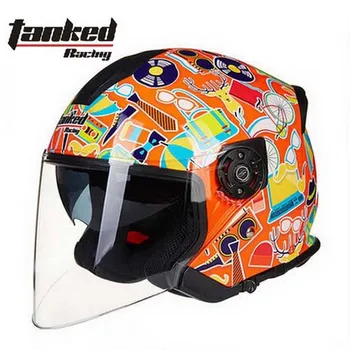 German Tanked Racing Double lens half face motorcycle helmet ABS motorbike electric bicycle safety helmets T597 removable liner
German Tanked Racing Double lens half face motorcycle helmet ABS motorbike electric bicycle safety helmets T597 removable liner