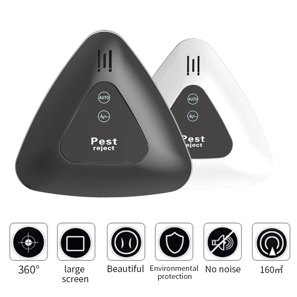 Ultrasound Mosquito Killer Lamp Insect Drive Away Pest Control Machine Household Power Mouse Trap Electronic Home Pest Reject
Ultrasound Mosquito Killer Lamp Insect Drive Away Pest Control Machine Household Power Mouse Trap Electronic Home Pest Reject