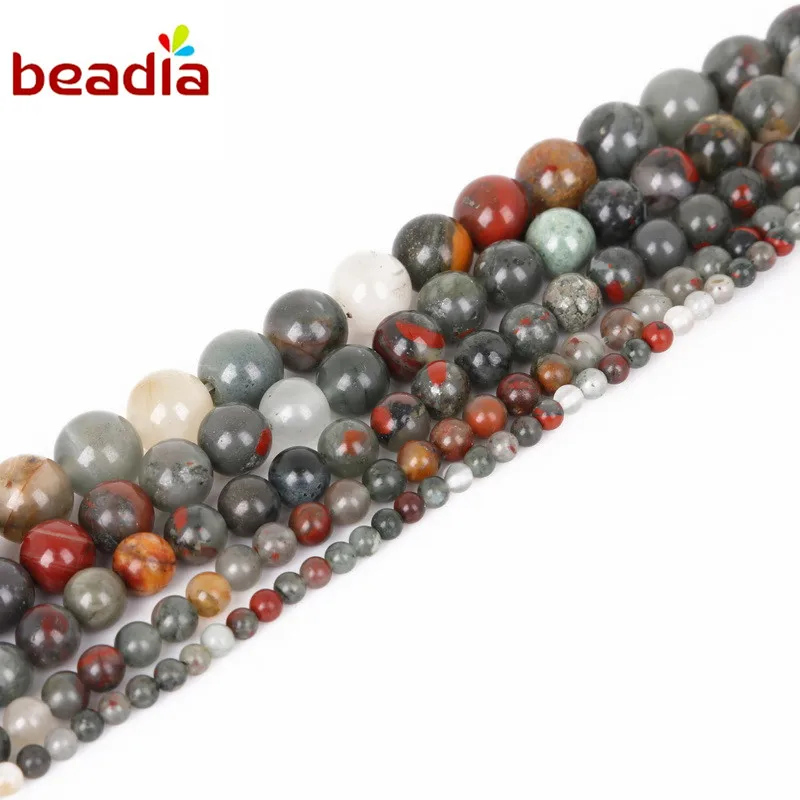 Diameters 4/6/8/10/12mm Hole Size 1mm 32-95pcs/bag Natural Bloodstone Stone Beads For DIY Bracelet Necklace Jewelry Making
Diameters 4/6/8/10/12mm Hole Size 1mm 32-95pcs/bag Natural Bloodstone Stone Beads For DIY Bracelet Necklace Jewelry Making