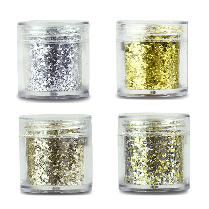 4 Boxes 4x 10ml Silver Color Nail Glitter Dust Fine Mix 3D Nail Sequins Glitter Powder Gatsby Metallic Glitter Mix Set / Fine
4 Boxes 4x 10ml Silver Color Nail Glitter Dust Fine Mix 3D Nail Sequins Glitter Powder Gatsby Metallic Glitter Mix Set / Fine