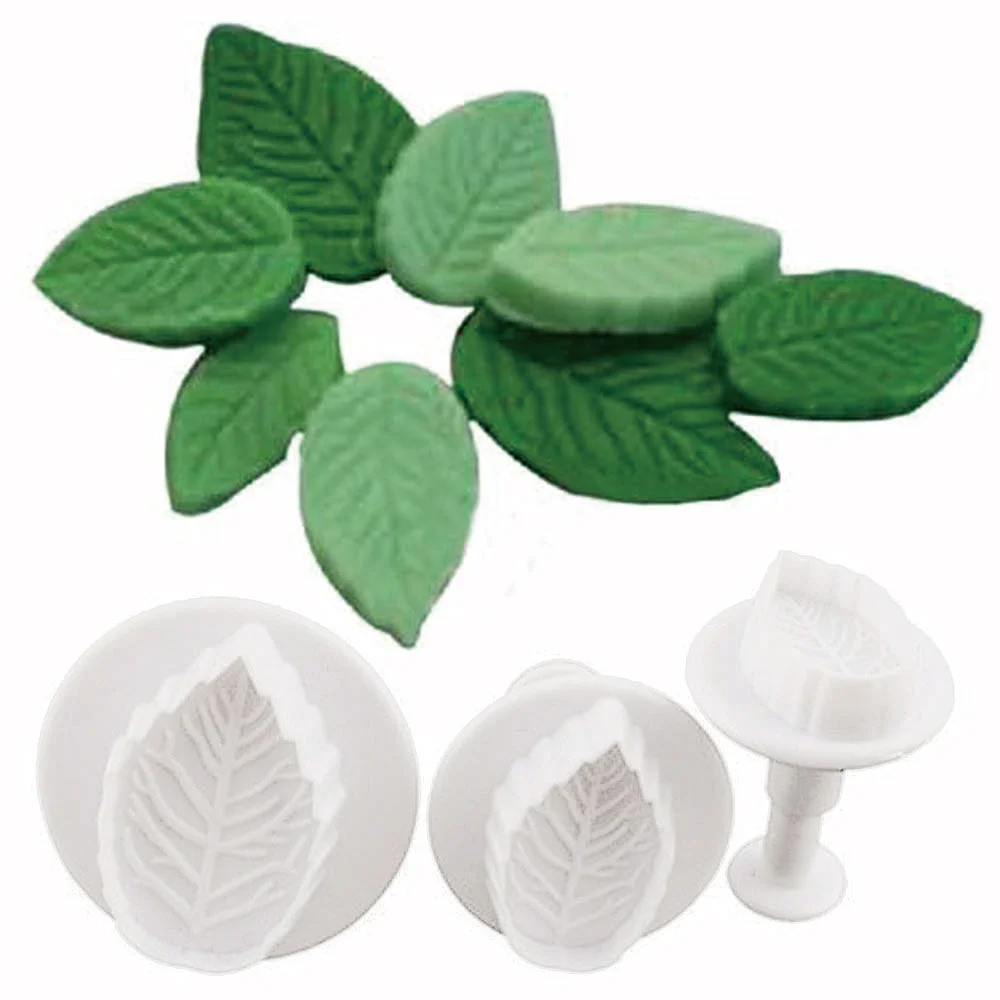 3Pcs/lot Rose Leaves Plunger Cookie Cutter Set Sugarcraft Fondant Mold Baking Tools Cakes Decoration Bakery Molds
3Pcs/lot Rose Leaves Plunger Cookie Cutter Set Sugarcraft Fondant Mold Baking Tools Cakes Decoration Bakery Molds