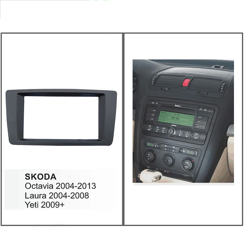 09-004 Car Radio DVD Fascia Panel For SKODA Octavia 2004-2013 Laura/Yeti Stereo Dash Trim Surround CD Installation Frame Kit
09-004 Car Radio DVD Fascia Panel For SKODA Octavia 2004-2013 Laura/Yeti Stereo Dash Trim Surround CD Installation Frame Kit