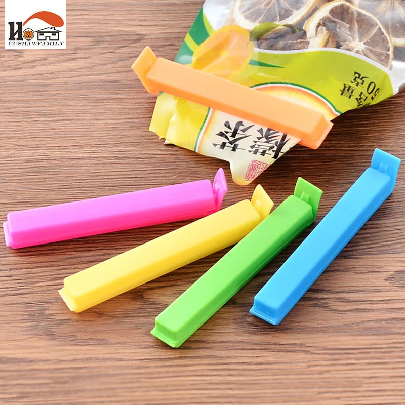 CUSHAWFAMILY 5pcs/lot colored bag clip Food Snack Storage preservation sealing clips flavoring trash pack kitchen household tool
CUSHAWFAMILY 5pcs/lot colored bag clip Food Snack Storage preservation sealing clips flavoring trash pack kitchen household tool