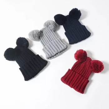 Knitted Baby Beanies Hat Toddler Boys Girls Solid Warm Cap with Big Pompom High Quality Cotton Blend Elastic Thicken Winter Hat
Knitted Baby Beanies Hat Toddler Boys Girls Solid Warm Cap with Big Pompom High Quality Cotton Blend Elastic Thicken Winter Hat