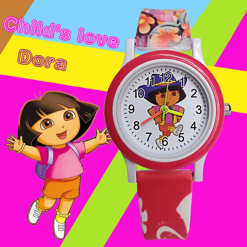2018 New lovely Dora animation child quartz watch 3D pink little kids electronic Girls clock acrylic waterproof children watches
2018 New lovely Dora animation child quartz watch 3D pink little kids electronic Girls clock acrylic waterproof children watches