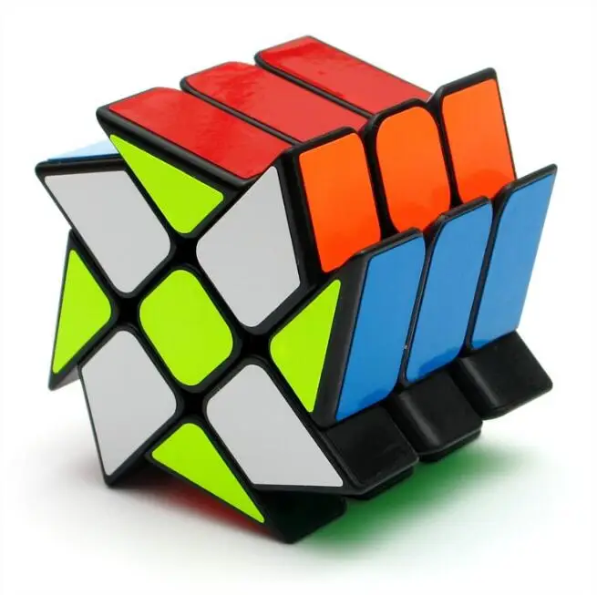 

YJ wind wheel Unequal 56mm 3x3x3 Cast Coated magic cube Puzzle Cubes Strengthened Cubo kubik cubo magico kub Toys Gift