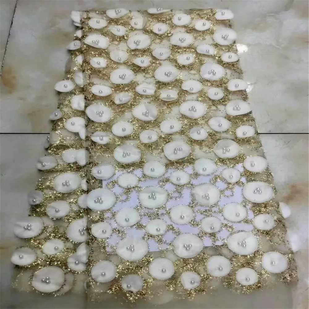 New Coming Lobe Design Party Dress Embroidered French Lace Ngeria Lace Gold African Embroidery Tulle Lace X264-05
New Coming Lobe Design Party Dress Embroidered French Lace Ngeria Lace Gold African Embroidery Tulle Lace X264-05
