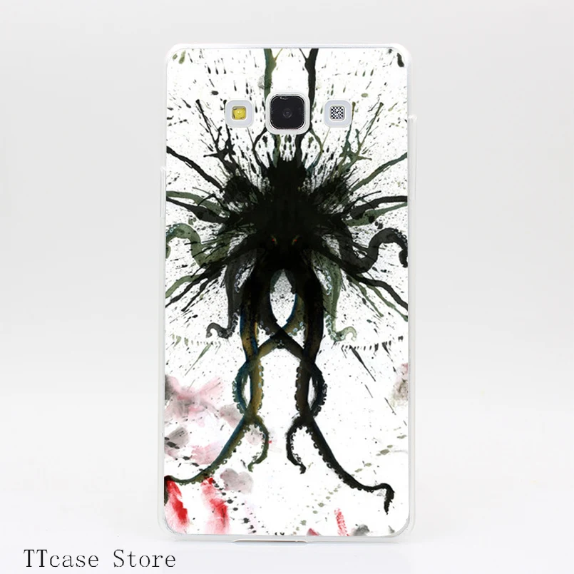 3602CA the madness of cthulhu Transparent Hard Cover font b Case b font for Galaxy A3